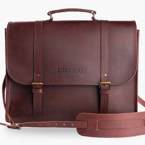 Handcrafted Leather Book Bag